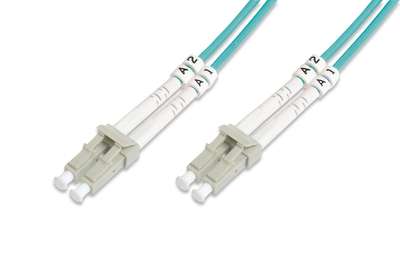 DIGITUS LWL Multimode OM 3 Patchkabel, LC / LC