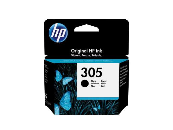 HP 305 Black Original Ink Cartridge - Original - Tintenpatrone