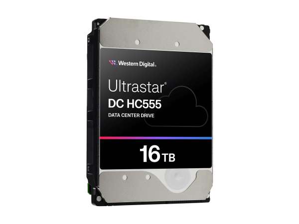 WD Ultrastar DC HC555 - Festplatte - Rechenzentrum - 16 TB - intern - 3.5" (8.9 cm)