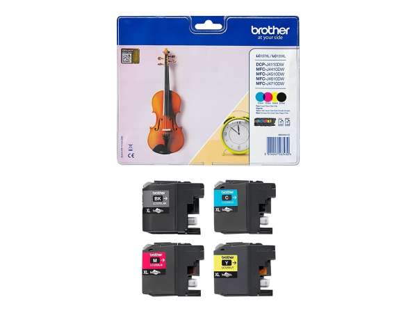 Brother LC127XL Value Pack - 4er-Pack - mit hoher