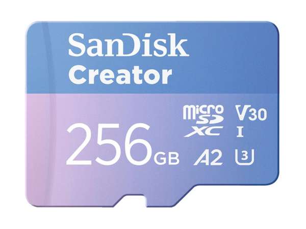 SanDisk Creator - Flash-Speicherkarte (microSDXC-an-SD-Adapter inbegriffen)