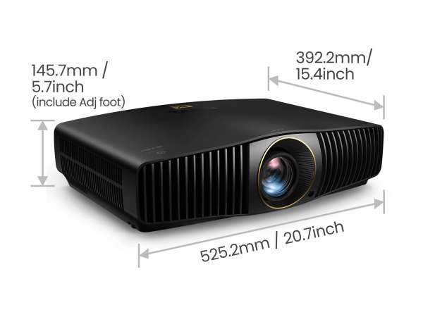 BenQ W5850 - DLP-Projektor - Blauer Laser - 3D