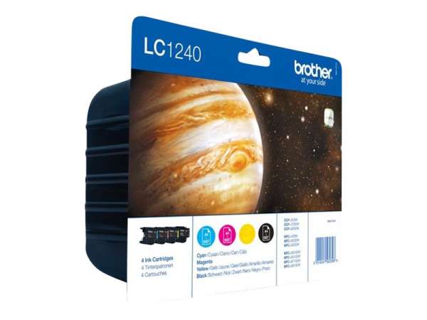 Brother LC1240 Value Pack - 4er-Pack - Schwarz