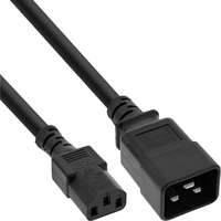 InLine Netz Adapterkabel - IEC 60320 C20 auf C13 - max.10A - 2m