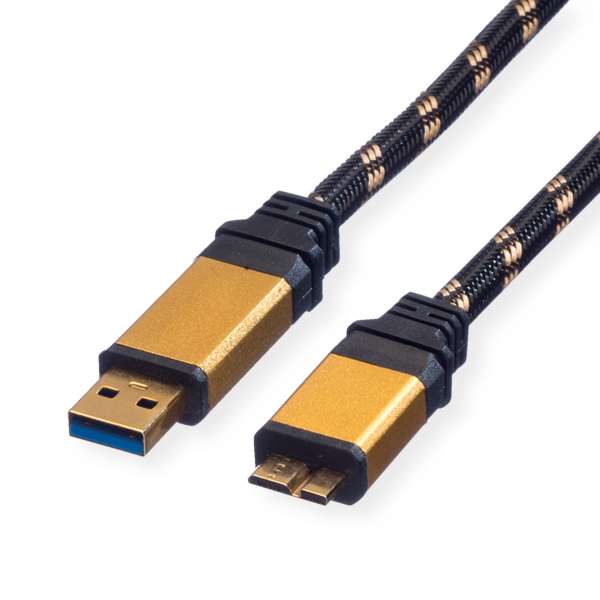 ROLINE Gold - USB-Kabel - Micro-USB Type B (M)