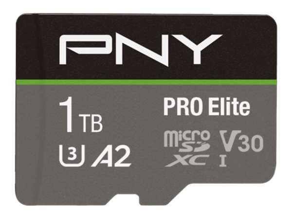PNY PRO Elite - Flash-Speicherkarte - 1 TB - A2 / Video Class V30 / UHS-I U3 / Class10
