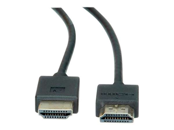 ROLINE HDMI-Kabel mit Ethernet - HDMI männlich