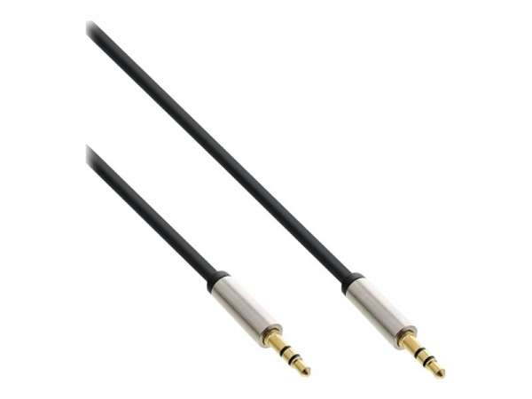 InLine Slim Audio Kabel Klinke 3,5mm ST/ST - Stereo - 3m