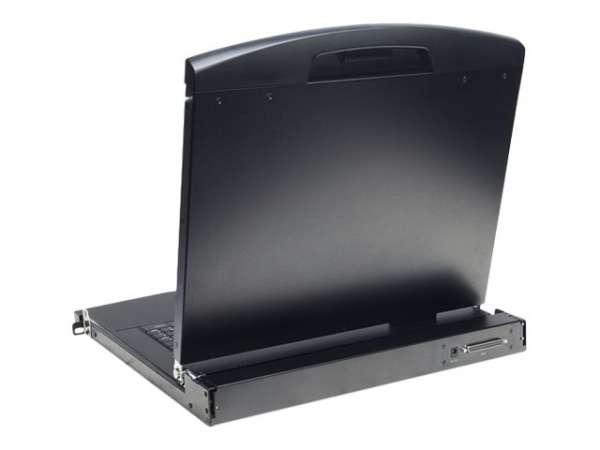 DIGITUS 19" LCD KVM Konsole, 16-Port VGA, deutsche Tastatur