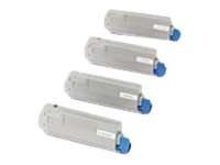 OKI Gelb - original - Tonerpatrone - für OKI MC560dn, MC560n