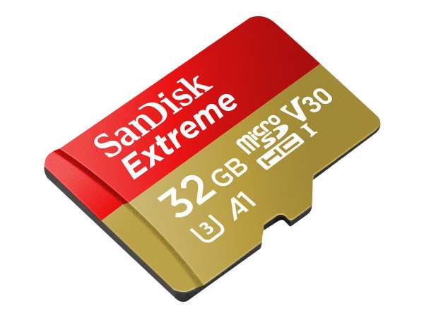 SanDisk Extreme - Flash-Speicherkarte (microSDHC/SD-Adapter