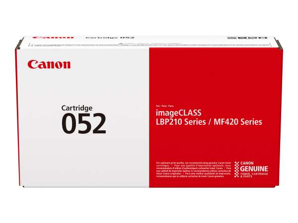 Canon 052 - Schwarz - original - Tonerpatrone