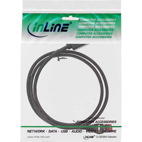 InLine Patchkabel-Verlängerung - S/FTP (PiMf) - Cat.6 - halogenfrei - 5m