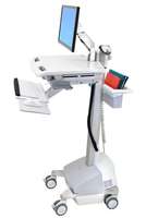 Ergotron EMR Cart with LCD Arm, SLA Powered - Wagen - für LCD-Display / PC-Ausrüstung - Kunststoff,