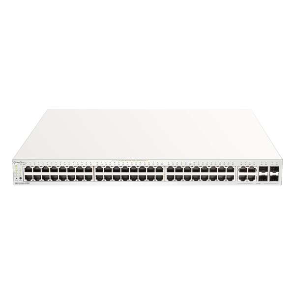 D-Link Nuclias Cloud-Managed DBS-2000-52MP - Switch - Smart - 48 x 10/100/1000 (PoE+)
