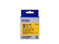 Epson LabelWorks LK-3YBW - Stark klebend - Schwarz auf Gelb - Rolle (9 cm x 9 m)