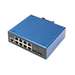 DIGITUS Industrieller 8+2-Port L2 managed Gigabit Ethernet PoE Switch