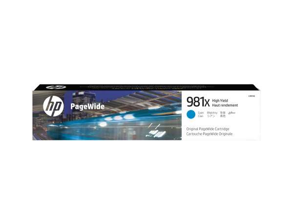HP 981X - 116 ml - Hohe Ergiebigkeit - Cyan -