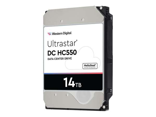 WD Ultrastar DC HC550 - Festplatte - verschlüsselt - 14 TB - intern - 3.5" (8.9 cm)