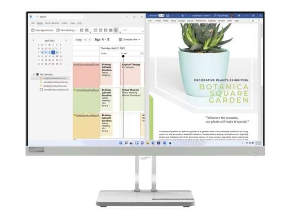 Lenovo L24e-40 - LED-Monitor - 61 cm (24") (23.8" sichtbar)