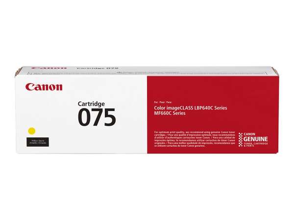 Canon 075 - Gelb - original - Box - Tonerpatrone