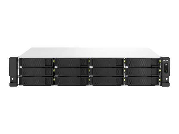 QNAP TS-1264U-RP - NAS-Server - 12 Schächte - Rack