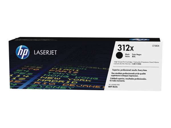 HP 312X - Hohe Ergiebigkeit - Schwarz - original - LaserJet - Tonerpatrone (CF380X)