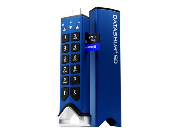 iStorage datAshur SD - USB-Flash-Laufwerk mit integriertem microSD-Kartenleser