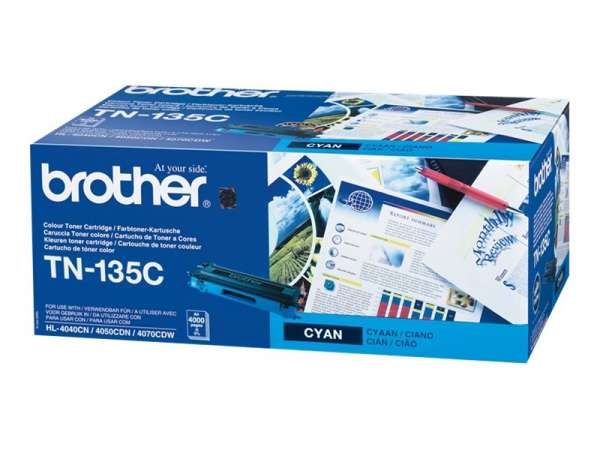 Brother TN135C - Hohe Ergiebigkeit - Cyan - original