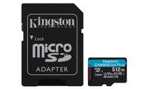 Kingston Canvas Go! Plus - Flash-Speicherkarte (microSDXC-an-SD-Adapter inbegriffen)
