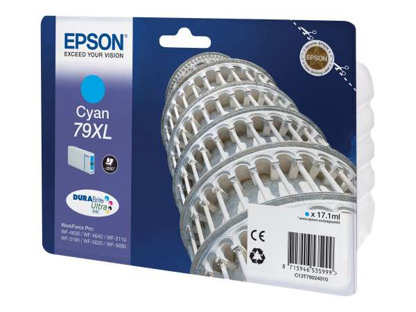 Epson 79XL - 17.1 ml - XL - Cyan - original - Tintenpatrone