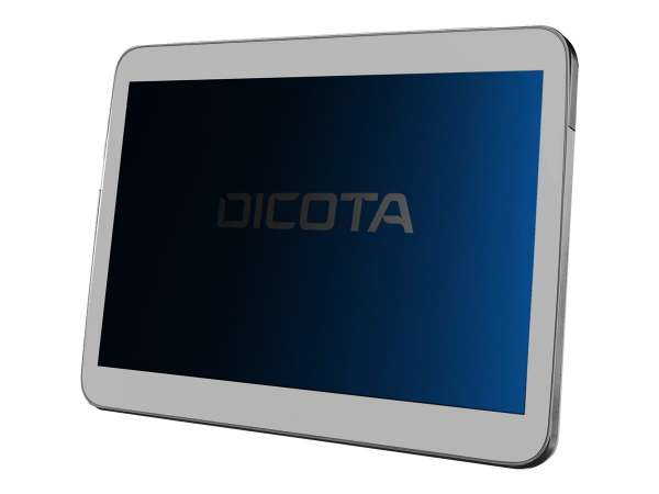 Dicota Bildschirmschutz für Tablet - Folie - mit Sichtschutzfilter - 4-Wege - Schwarz - für Apple iP