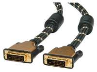 ROLINE Gold - DVI-Kabel - Dual Link - DVI (M)