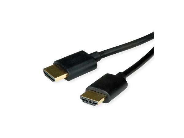 ROLINE Highspeed - HDMI-Kabel mit Ethernet - HDMI männlich zu HDMI männlich - 1.5 m - Doppelisolieru